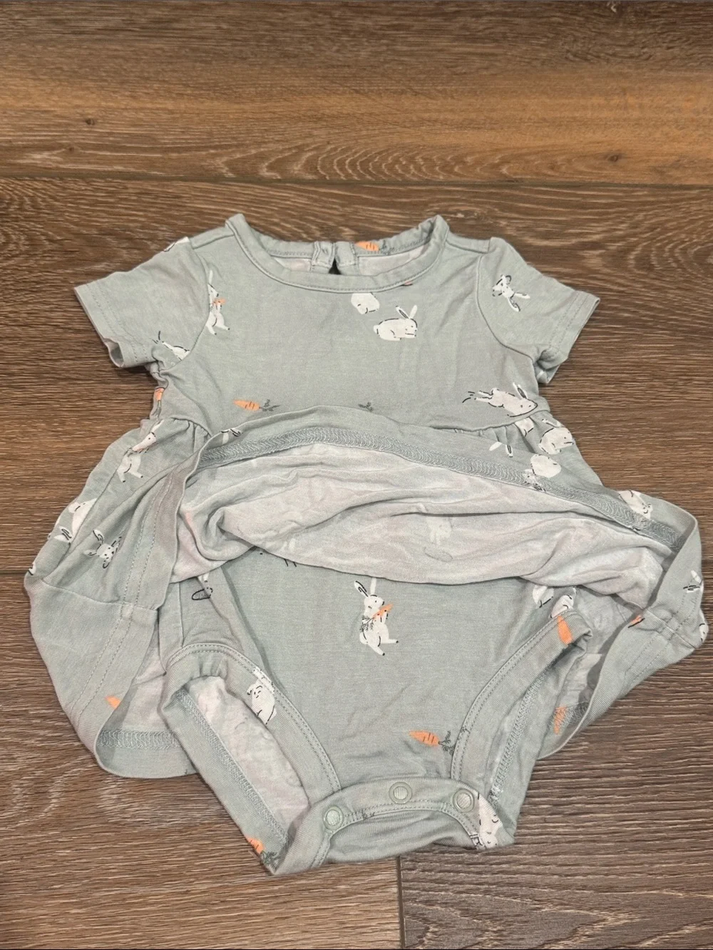 Purely Soft By Carters Bunny Twirl Dress 3m